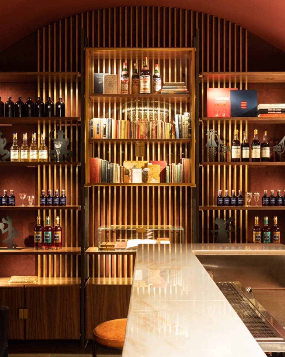 Davide Gaspari Hall at the Camparino in Galleria